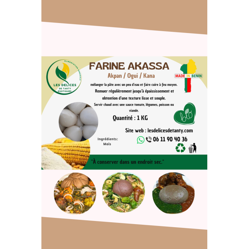 Farine d'akassa - Akpan