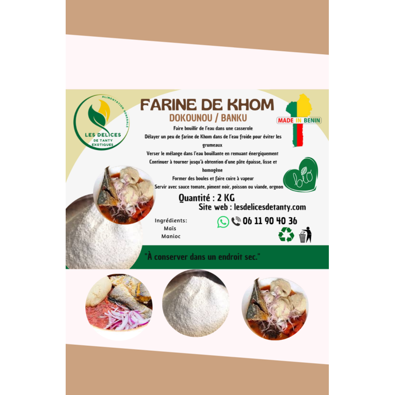 Farine de khom - Dokounou