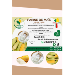 Farine de maïs origine Bénin