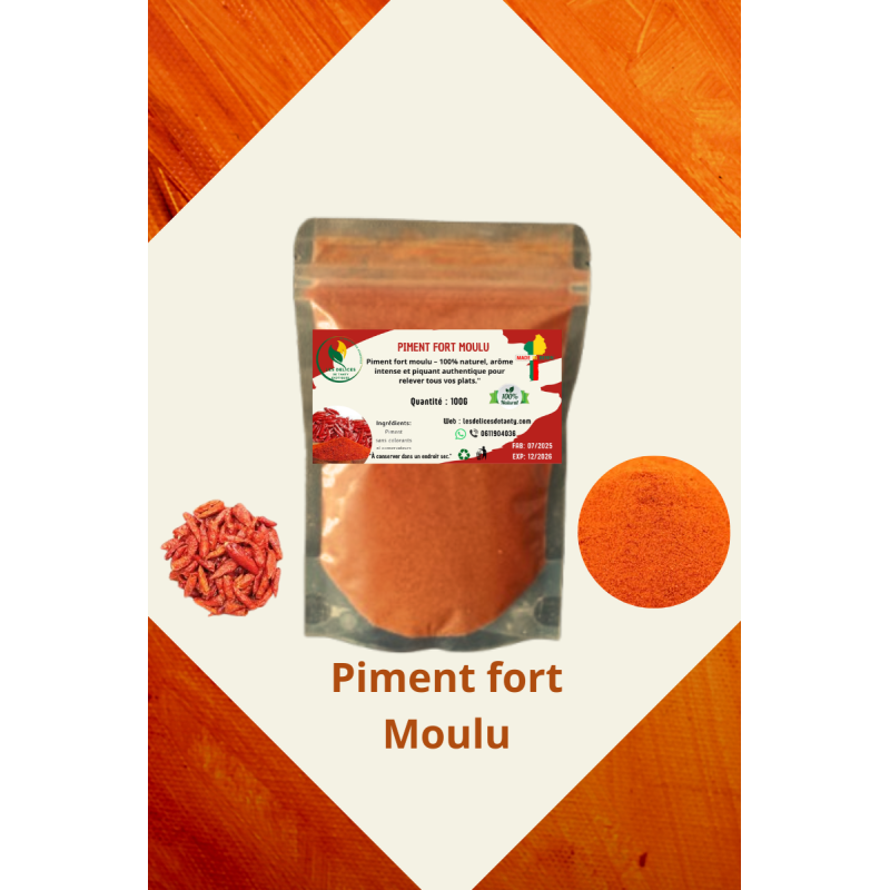 Piment fort moulu
